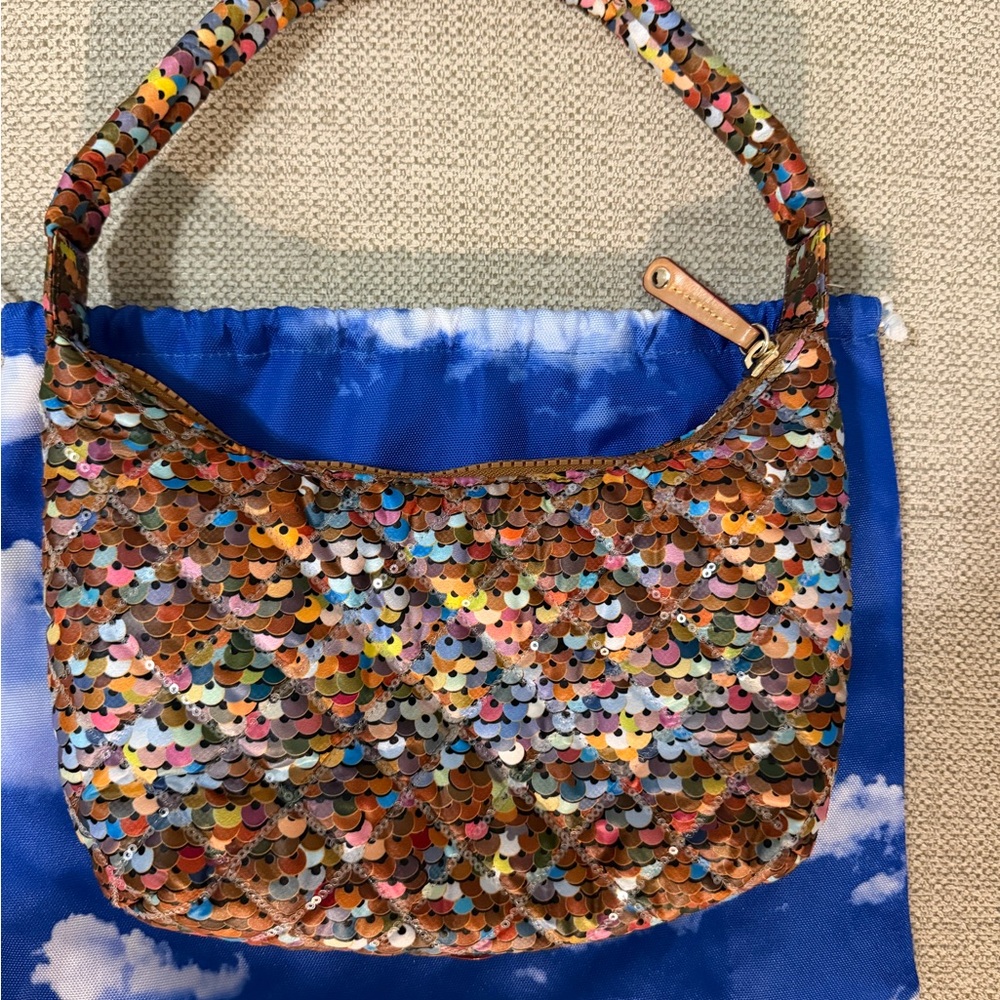 MZ Wallace Multicolor Sequin Shoulder Bag - Picture 4 of 6